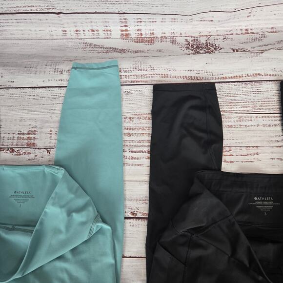 Athleta Leggings Size L Set 2 Ultra High Rise Elation & Ultimate Stash II Capri - Picture 5 of 11